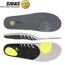 SIDAS 시다스 골프 전용 깔창 인솔 3D Golf 안정적인 비거리 향상, M（25.0～26.5cm）, 그레이/화이트/블랙/옐로우