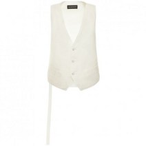 Ann Demeulemeester Lut fitted 코튼 gauze waistcoat152061