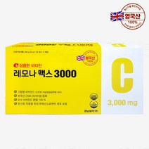 경남제약 아스코르빈산 레모나맥스 비타민C 3000mg TN104, 60g, 100포, 300g