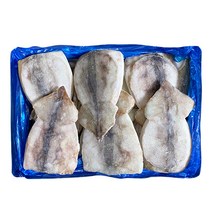 부산이오 냉동 손질 완료 할복오징어 4kg 업소용 박스 도매, 16-20미(4kg)