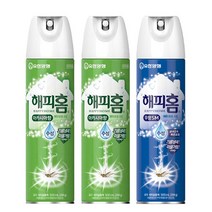 유한양행 해피홈 에어로솔 수성 500ml X 3개, 아카시아2+무향1