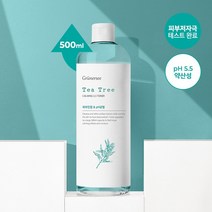 그뤼너씨 약산성 티트리 카밍 5.5 토너 500ml 대용량, 1개