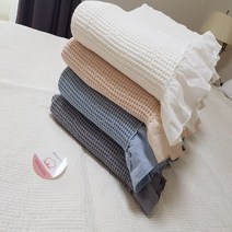 마이코튼 마이크로 모달 와플 레이스 여름이불 및 간절기 이불 4colors, 마이크로 모달 와플 레이스 화이트
