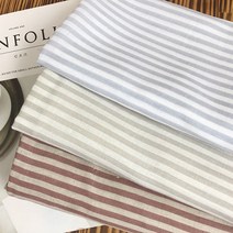 릴리패브릭 대폭 린넨텐셀 프리미엄 스트라이프(5mm) 2color_396 원단 천 C9, 그레이