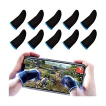 GENDA Finger 슬리브 for 게이밍 | 심리스 땀방지 통기성 있는 Gloves 엄지보호대 Covers Dedales para Dedos Gamer PUBG Pack of