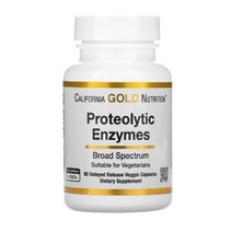캘리포니아 골드 뉴트리션 Proteolytic 효소 Rutin 루틴 Amylase 아밀레이스 Bromelain 브로멜라인 Protease 단백질분해효소 90 식물성 캡슐