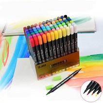 디자인 애니메이션 마커펜 80색 미술 도구, 본상품선택, 본상품선택