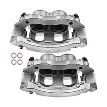 Asiph 2pcs 디스크 브레이크 캘리퍼 세트 프론트 좌측 운전석 및 우측 조수석 측면 페놀릭 브래킷 포함 5018236AA_5018237AA 18B4763A FRC11508