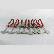 캠핑장 앵카팩 카라비너 데크팩세트 8p 백패커 장박 혼캠족 글램핑 휴양림 여행용, 1개