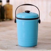 (용물상)편리한 음식물쓰레기통 3L (파랑), 단품