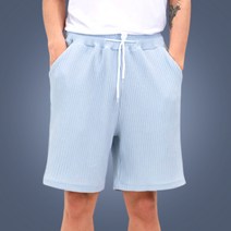 shorts pants for men stripe outdoor fit style summer black white light pleated half casual