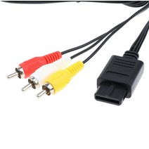 오디오 변환 케이블 rca Nintendo 64 오디오 TV 용 비디오 코드 AV 케이블-SNES GameCube RCA, 한개옵션0