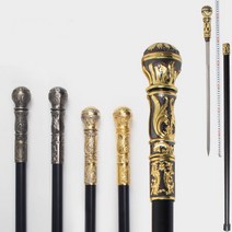 스테인레스 합기도 검도 가검 호신용 지팡이검 수련용 등산 스틱 90cm MG02, 화이트