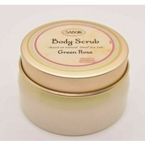 SABON 사봉 Body Scrub GREEN ROSE With Natural Dead Sea Salt 200g 7oz NEW 108288