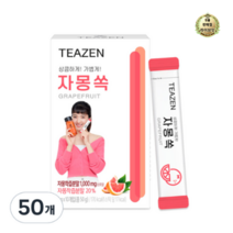 라이브잇 티젠 자몽쏙 분말차, 65개, 10개입, 5g