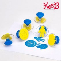 도장찍기 미술놀이 신체 모양 얼굴 6종 스탬프 어린이 유아 선생님 칭찬 확인 도장 스템프 칭찬 숙제 검사 모양 찍기 놀이 어린이집 유치원 생일 선물