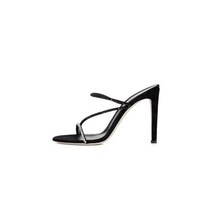 GIUSEPPE ZANOTTI 주세페자노티 WOMEN BASIC 커브 스트랩 하이힐 샌들 - 블랙