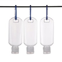 손소독제 열쇠고리 공병 용기 50ml 빈병 플라스틱 알콜통 페트병 플라스틱병 소스 향수병 샘플병 투명병