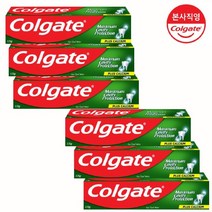콜게이트 맥시멈 캐비티 프로텍션 아이씨 쿨민트 치약 175g 6개