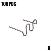 전기용접기 가정용용접기 아크용접기플라스틱 용접 기계용 핫 바인딩 스테이플 100 개 자동차 범퍼 수리, 02 B   0.6MM, 02 B   0.6MM