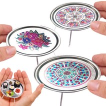 미니를사랑하는사람들 납골당 제사상 수공예 소품 장식 DIY 양은밥상 세트, 2번 나팔꽃 양은밥상