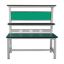 프로파일작업대 정전기방지 적재대 작업다이 실험대, 200X80X75X170 4소켓 2조명