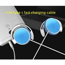 새로운 3.5mm 소음 감소 유선 이어폰 마이크 듀얼 무빙 코일 스테레오 사운드 음악 헤드셋 헤드폰 버드, 03 blue and 1m cable