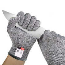 더홀릭 손베임방지 면장갑 절단방지 작업 안전 L-24cm