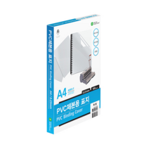 문화산업 제본표지-PVC-0.23mm (230mic) 고투명-100매/A581-7/북커버/문구피플, 7.레자크(민무늬)-A4-230g-진적색
