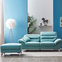 이노센트 런버 아쿠아텍스 헤드틸팅 3인용소파+스툴 i102190, 민트