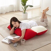 Zaza 멀티 토퍼 필로우 빨아쓰는 쿠션 등받이 베개 꿀잠 목이 편한 통세탁 가능, 네이비형