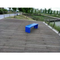 철제의자 마당벤치 정원벤치 공원벤치 의자 야외 벤치, 180 cm 40 cm 45 cm 블루