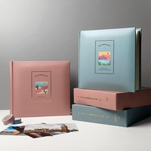 대용량 4X6 양장 포켓 고급 앨범 사진첩 #6736EA, DLL 블루
