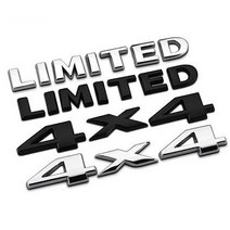 4x4 리미티드 레터링 엠블럼 튜닝용품/지프용품/리미티드엠블럼/4x4엠블럼/4륜구동엠블럼/지프엠블럼/지프뱃지/자동차엠블럼/스티커엠블럼/차량용품/자동차용품
