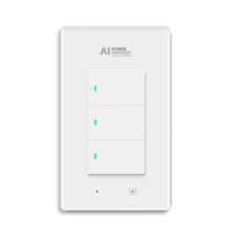 AI 조명스위치 IoT 스마트스위치 스마트홈 조명제어 스마트싱스, 3구, 1개