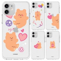 LG 하트뿅뿅 곰돌이 투명 젤리 케이스 V50S V510