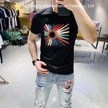 십전십미 여름 프린트 반팔 티셔츠