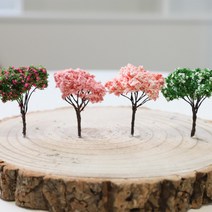 나무 모형 테라리움 피규어 미니어쳐 벚꽃 나무 DIY 만들기재료, 03 벚꽃나무B