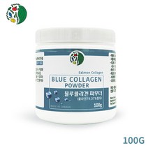 캐나다콜라겐 저분자 피쉬콜라겐 가루 분말 파우더 펩타이드 히알루론산 먹는콜라겐 어류콜라겐 생선 연어 피부 영양제 블루베리 로얄젤리 캐나다 100프로, 1통, 100g
