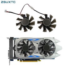 그래픽 비디오 카드 팬 GALAXY KFA2 GeForce GTX 750 750Ti 쿨러 GA82O2M GTX750 75mm 로트당 2 개