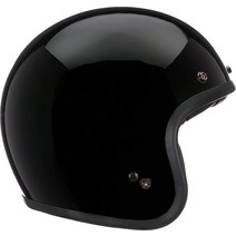 Bell 커스텀 500 헬멧 (글로스 블랙 - 라지), Large, Gloss Black