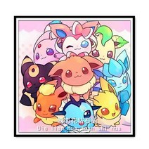 보석십자수 포켓몬 이브이즈 만화 어린이 취미diy사각, E16G.사각보석  38X38 (28x28)