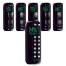 브랜드없음 임팩트민트 슬림 무설탕 캔디 스트롱민트 6개입, 단품없음