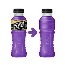 파워에이드 프로틴 라벨프리 PET 355ml 12개