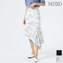 미쏘 언발란스 미디 스커트 MIWWH9821S