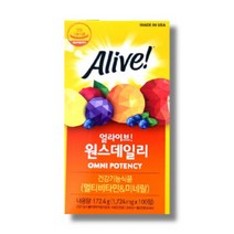 얼라이브 원스데일리 멀티비타민 1724mg x 100정 코스트코, 상세페이지 참조, 1개, 상세페이지 참조, 상세페이지 참조