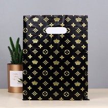 가방손잡이 가방DIY키트 50Pcs 더 많은 패턴 쥬얼리 비닐 봉지 15x2 0cm/20x26cm 두꺼운 부티크 선물 포장, 15 P_02 20x26cm