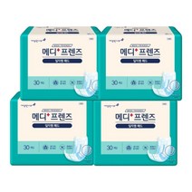 속기저귀 메디프렌즈 성인용 기저귀 일자형 패드, 30매x1팩