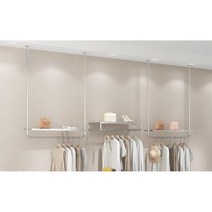 매장용 옷가게 행거 천장고정 스테인리스 심플 인테리어 옷걸이, 150cm x 150cm