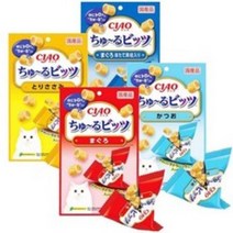 마더스캣 이나바 챠오 츄르비츠 촉촉한 고양이 져키 스낵 4종 콤보세트 컷팅된 츄르또, 츄르비츠 4종 세트